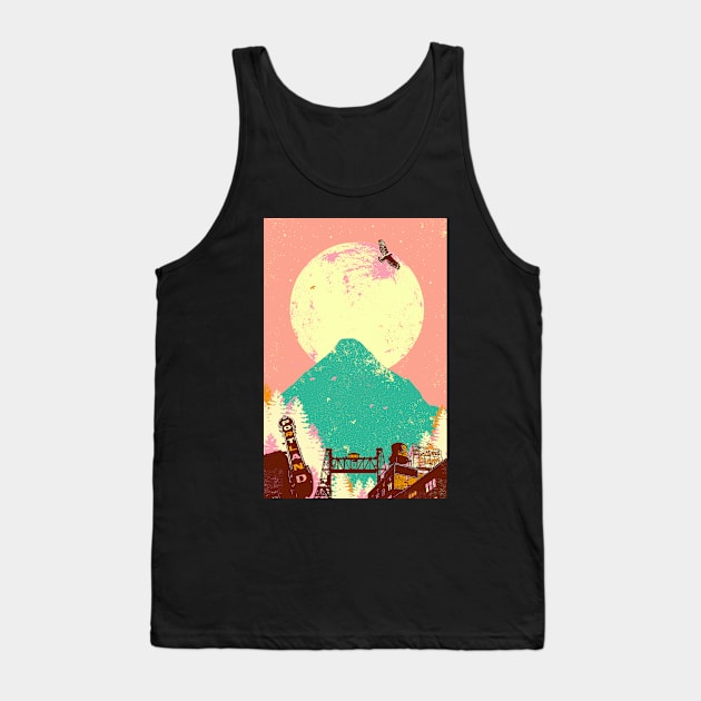 PORTLAND MOON Tank Top by Showdeer